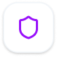 HIPAA secure data handling icon